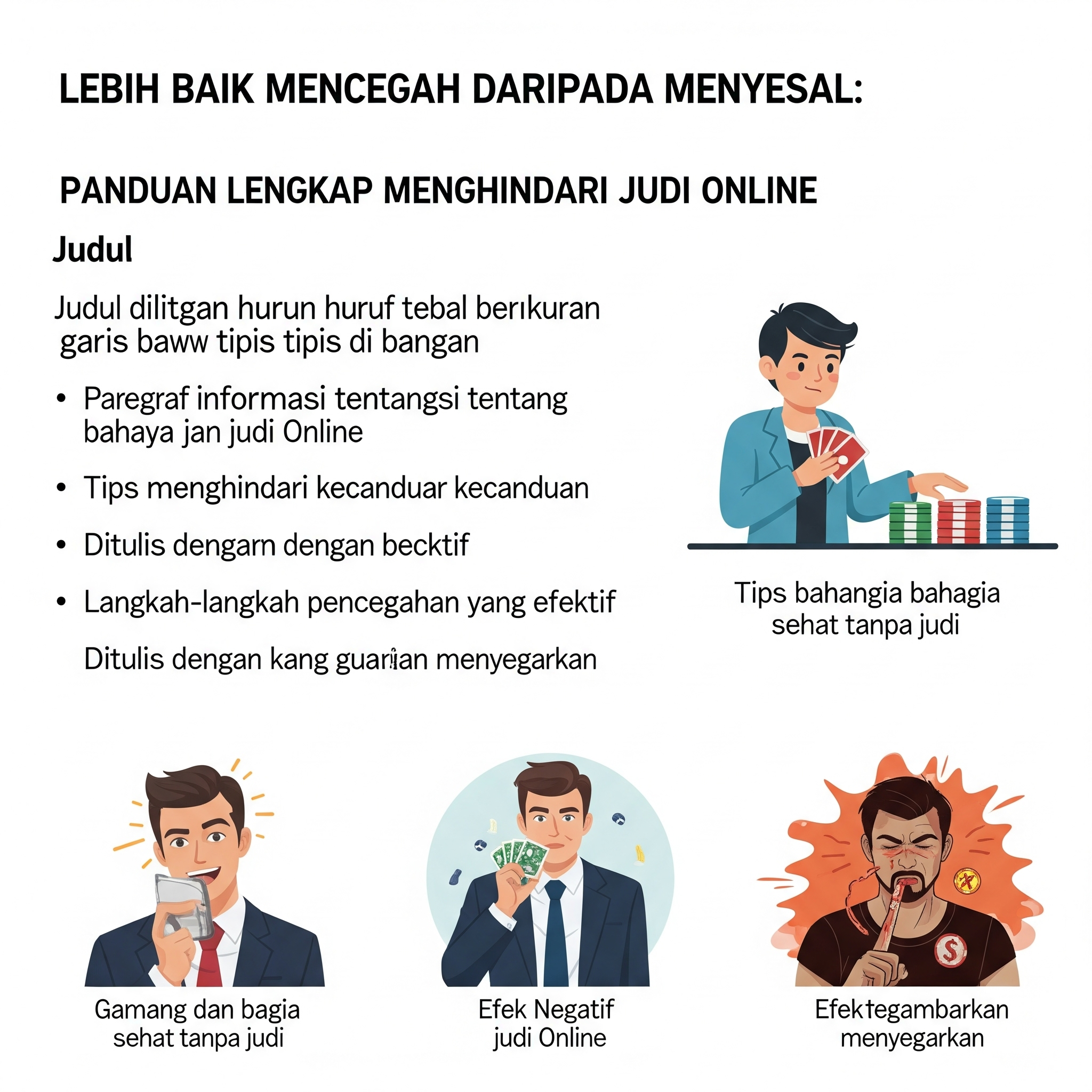 Lebih Baik Mencegah daripada Menyesal: Panduan Lengkap Menghindari Judi Online